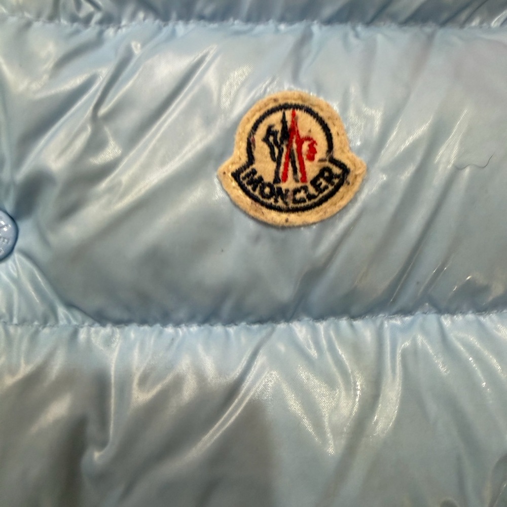 Moncler Kids Sky Blue Puffer Jacket Automatic